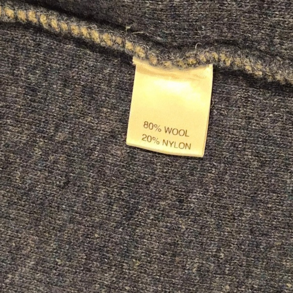 Emozioni Uomo Italy Wool Herringbone Knit Blazer Jacket Gray Blue Mens XL - Picture 4 of 10